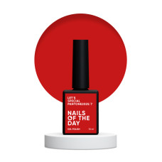 NAILSOFTHEDAY Let's special Pantone 2025/7 - klasyczny czerwony lakier hybrydowy, 10 ml